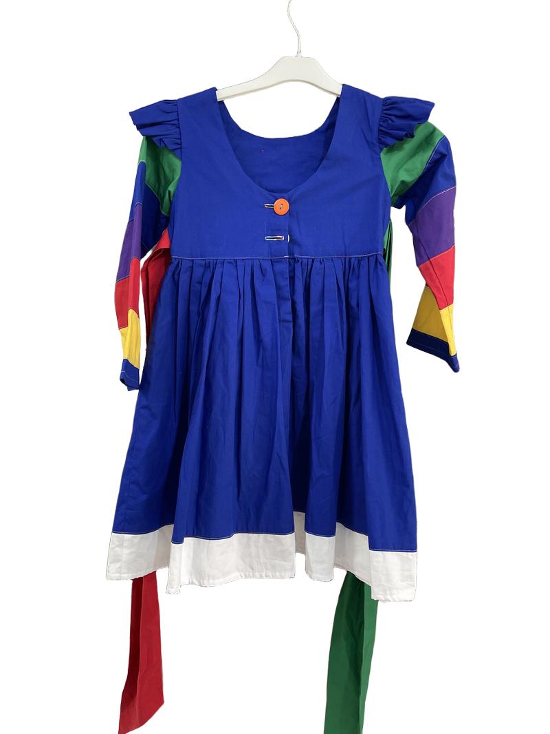 Preloved Unknown Brand - Handmade Rainbow Bright Costume Dress (6-7y, 7-8y, 8-9y)