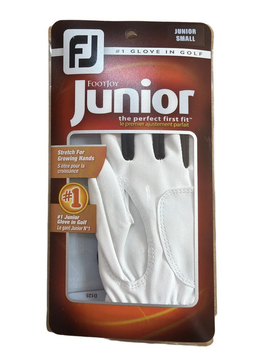 Preloved FootJoy - Junior Golf Glove (white), NEW In Package (Small)