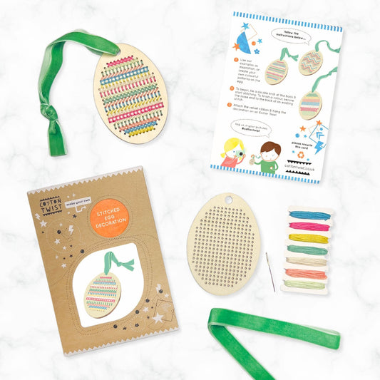 Make Your Own Stitched Egg Decoration