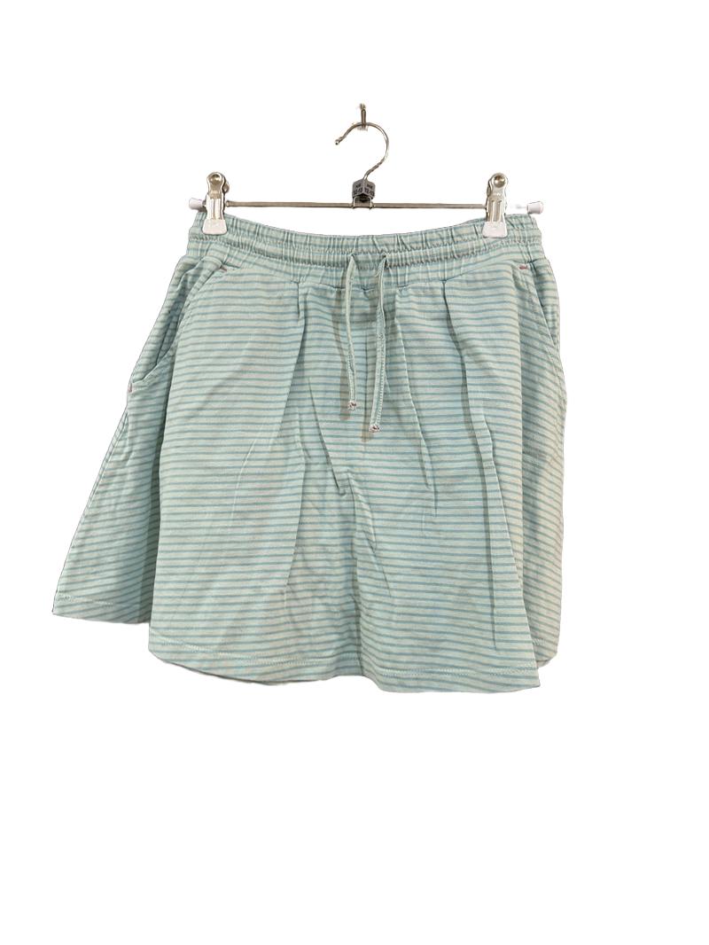 Preloved Fatface - Green Striped Jersey Skort (12-13y)