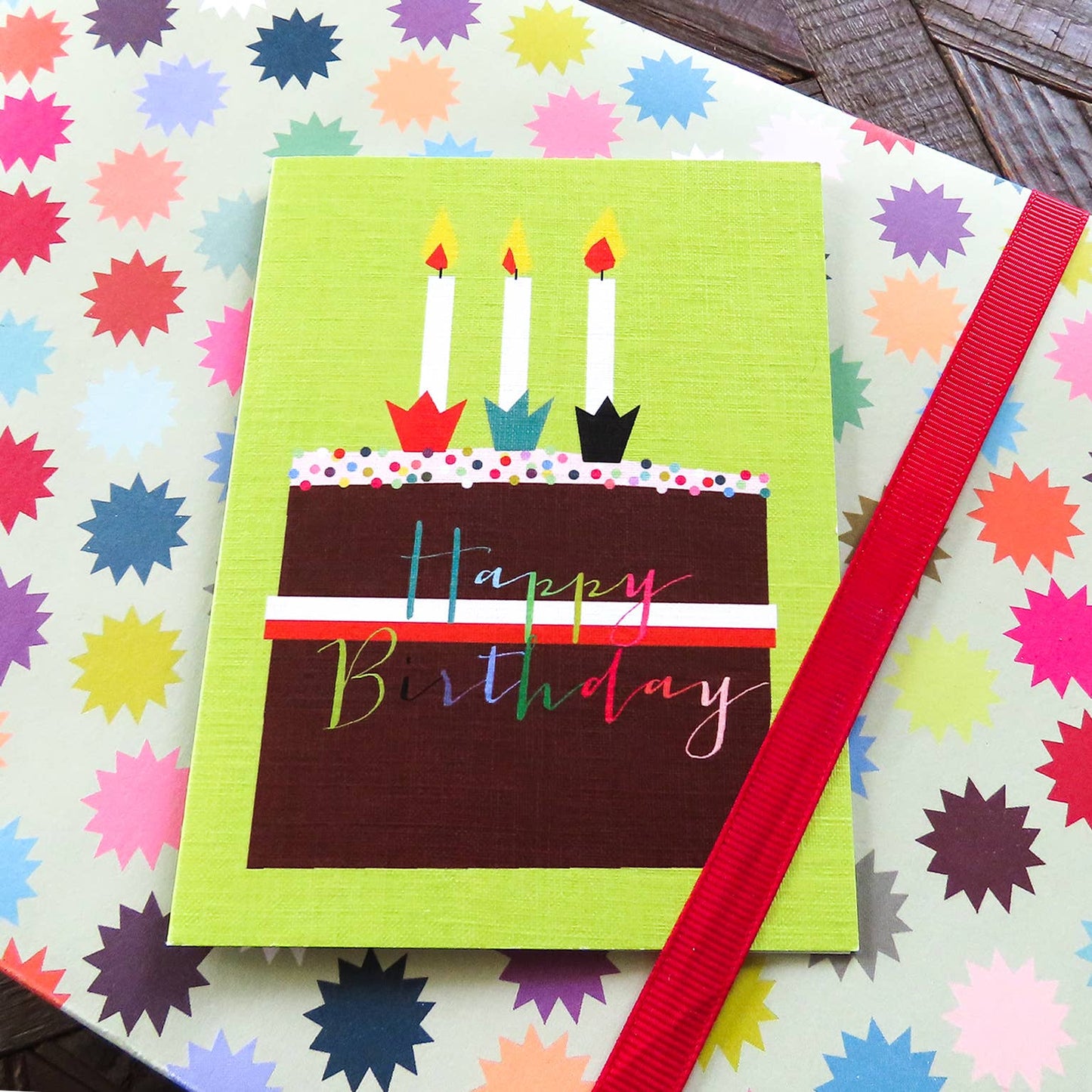 TW418 Mini Happy Birthday Card