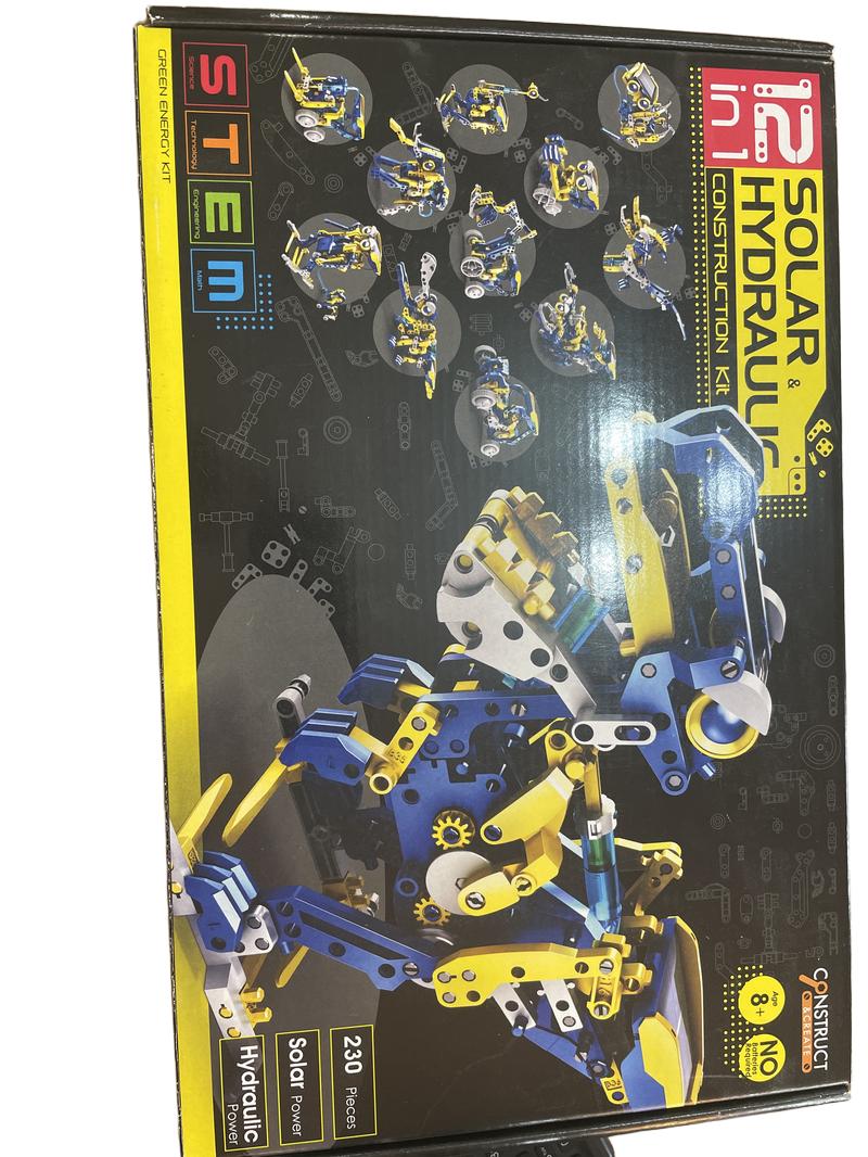 Preloved Toys - 12 In One Solar & Hydraulic Construction Kit. - The Source Wholesale