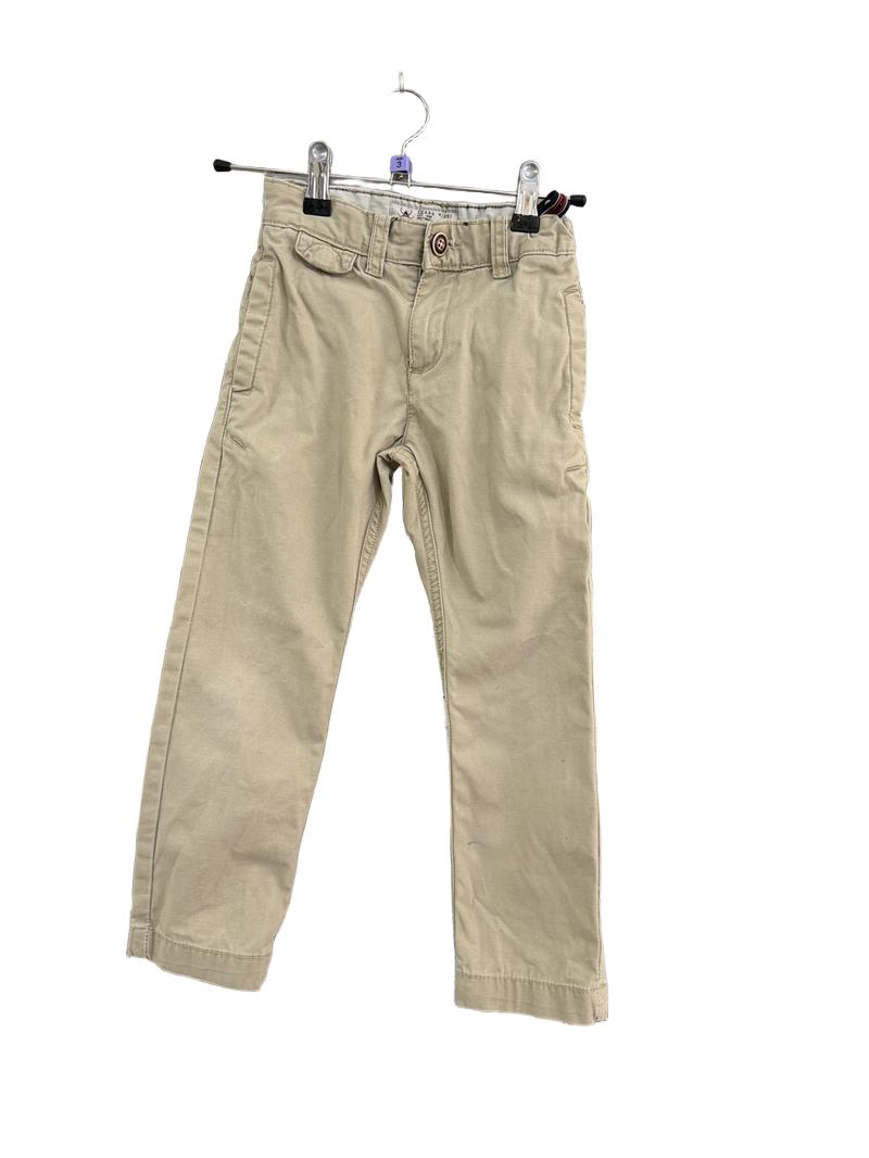 Preloved Zara Kids - Beige Chino Trousers With Adjustable Waist (3-4y)