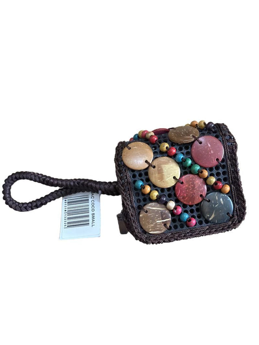 Preloved Unknown Brand - Brown Macrame Beaded Coin Purse