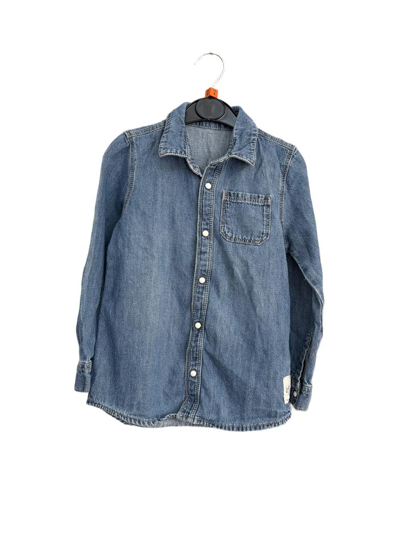 Preloved Marks & Spencer - Blue Denim Button Down Shirt (4-5y)