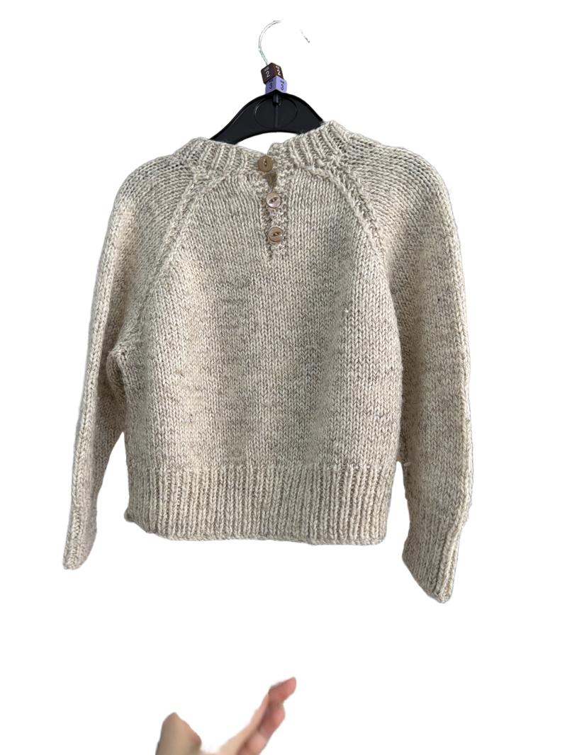 Preloved Unknown Brand - Oatmeal Knit Jumper (2-3y, 3-4y)