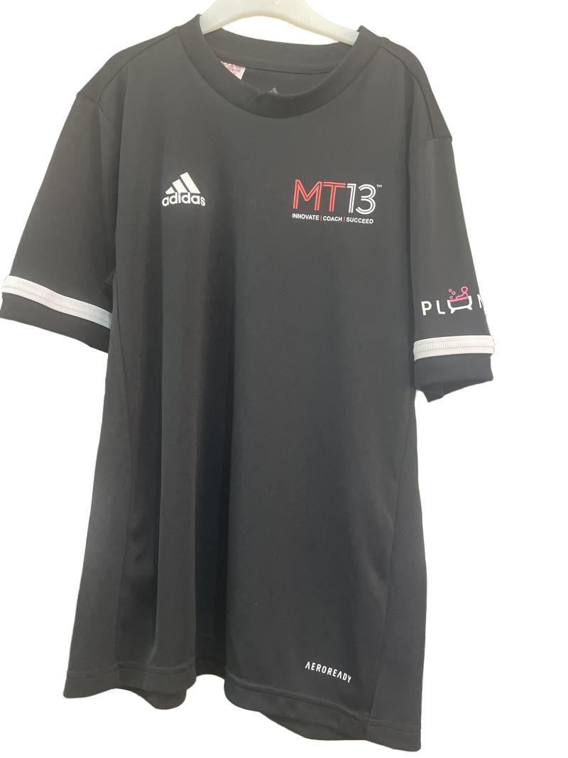 Preloved Adidas - Black MT13 Athletic Short-sleeved Top. (11-12y)