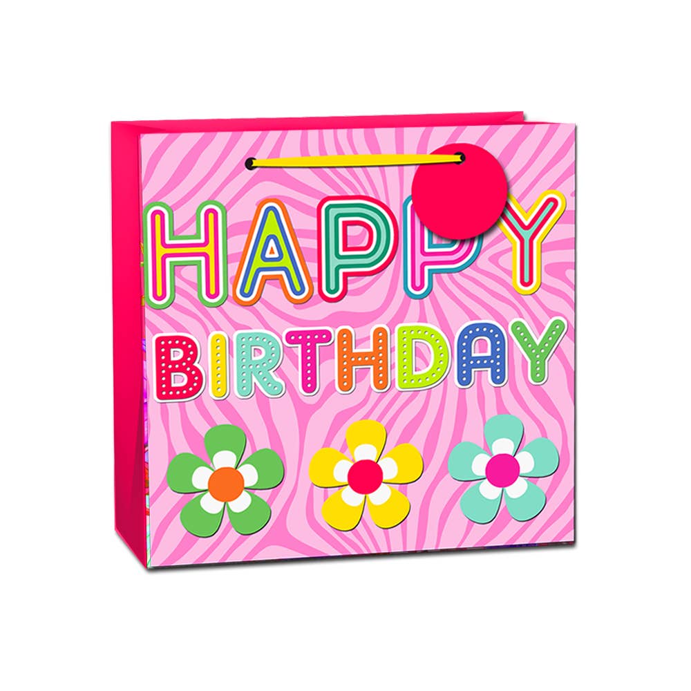 Eco-friendly Pop Multi Heart FSC™ Gift Bag Sustainably Sourced Everyday