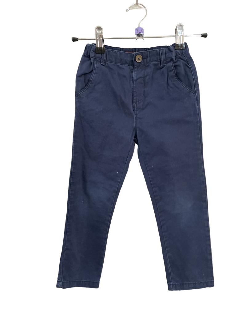Preloved Zara - Navy Chinos Trousers (3-4y)
