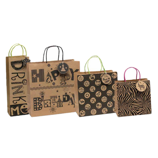 Eco-friendly Love The Earth Doodles Gift Bags FSC™ Sustainable