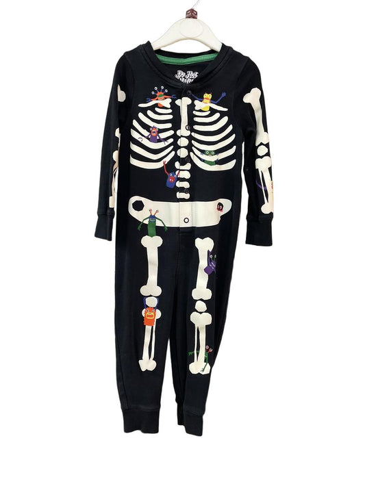 Preloved Marks & Spencer - Black Skeleton Monsters Onesie (18-24m)