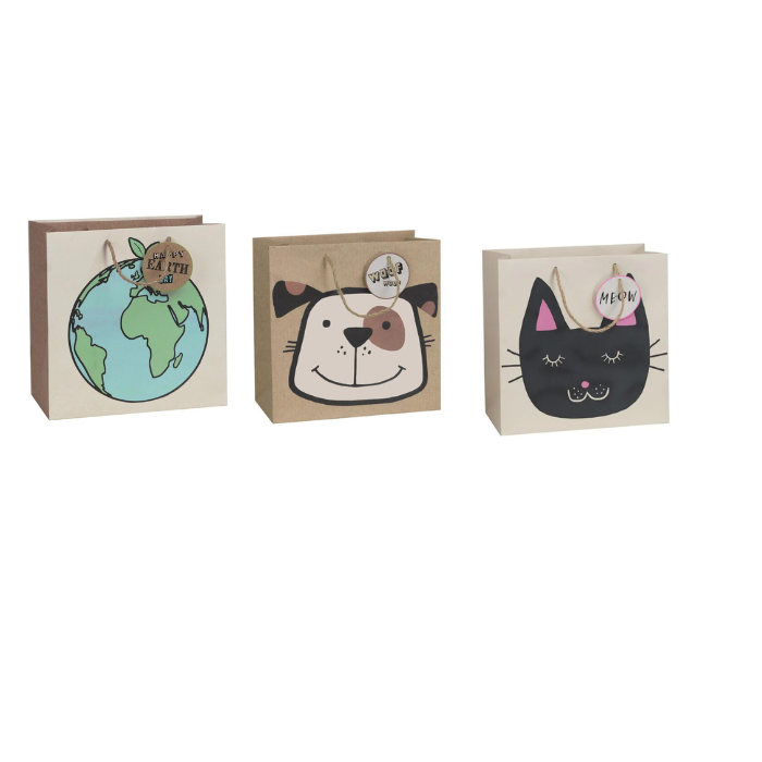 Eco-friendly Happy Earth Gift Bags FSC™ Sustainably Sourced