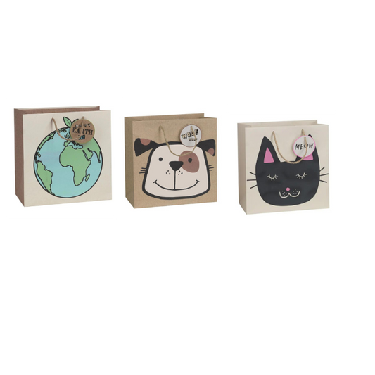 Eco-friendly Happy Earth Gift Bags FSC™ Sustainably Sourced
