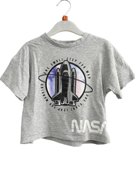 Preloved Unknown Brand - Gray NASA Space Shuttle T Shirt (4-5y)