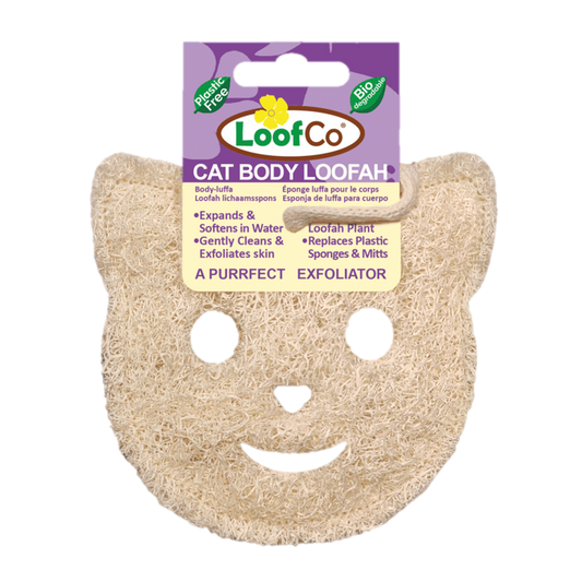 ecoLiving Loofco Bath Time Cat Loofah