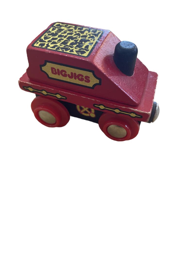 Preloved Toys - Red And Yellow Train. - Bigjigs Toys
