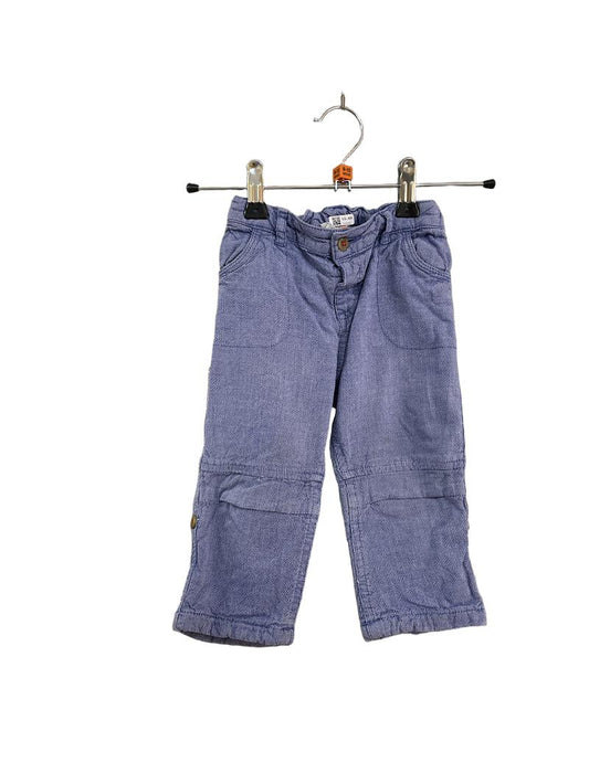 Preloved John Lewis - Blue Trousers (9-12m)