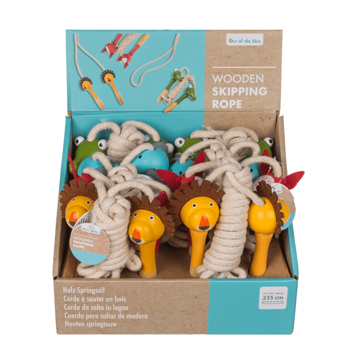 Wooden skipping rope, animal