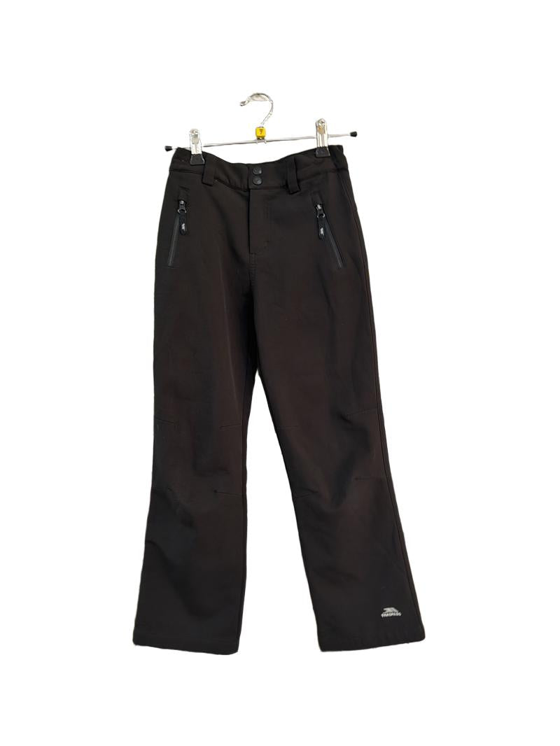 Preloved Trespass - Black Outdoor Walking/cool Weather Trousers (7-8y)