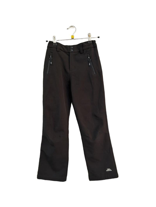 Preloved Trespass - Black Outdoor Walking/cool Weather Trousers (7-8y)