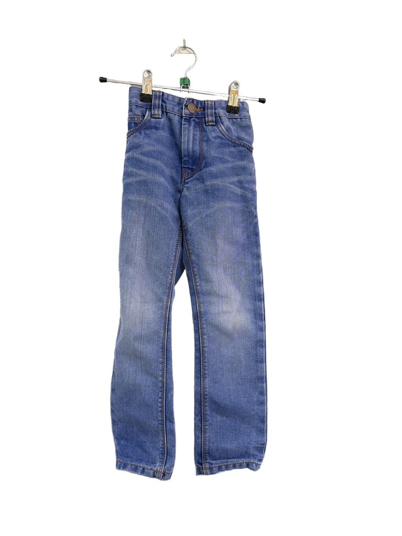 Preloved Next - Slim Blue Jeans With Adjustable Waist. (5-6y)