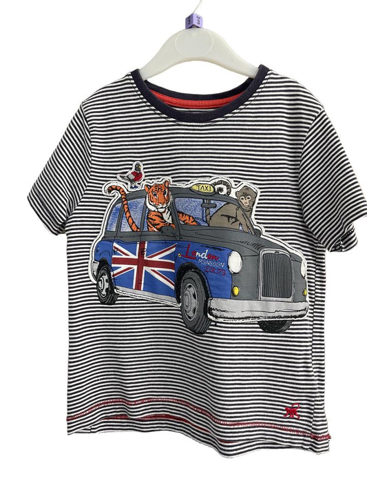 Preloved Monsoon - London Animal Taxi Print T-shirt (3-4y)