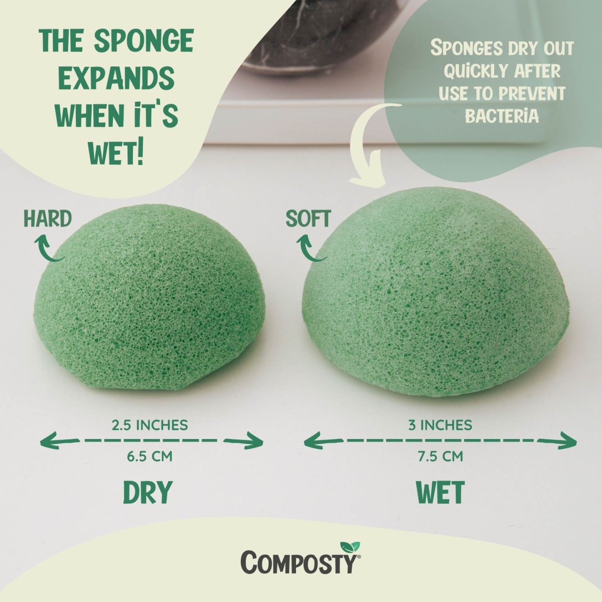 Konjac Facial Sponges – 4 Pack (online only)