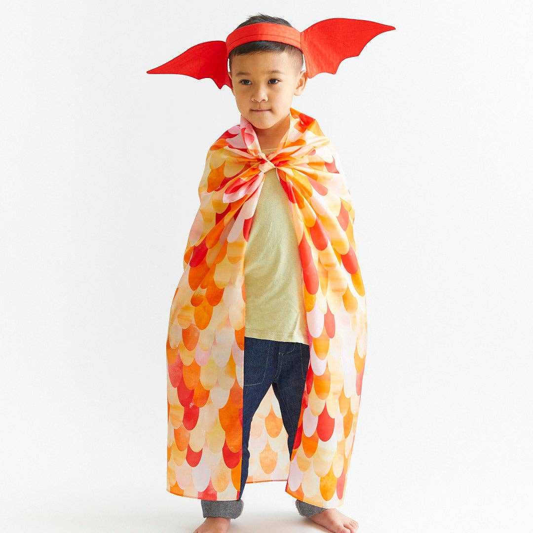 Sarah's Silks - Red Dinosaur Playsilk