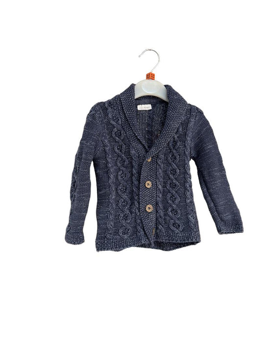 Preloved Next - Blue Knit Cardigan. (9-12m)