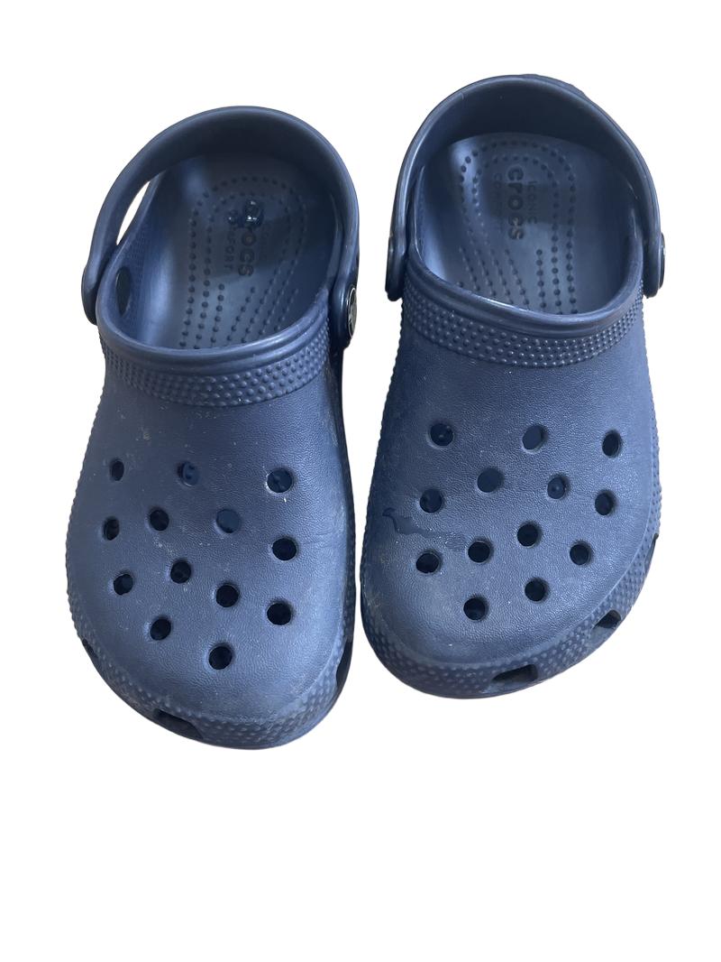 Preloved Crocs - Navy Crocs (11 UK)
