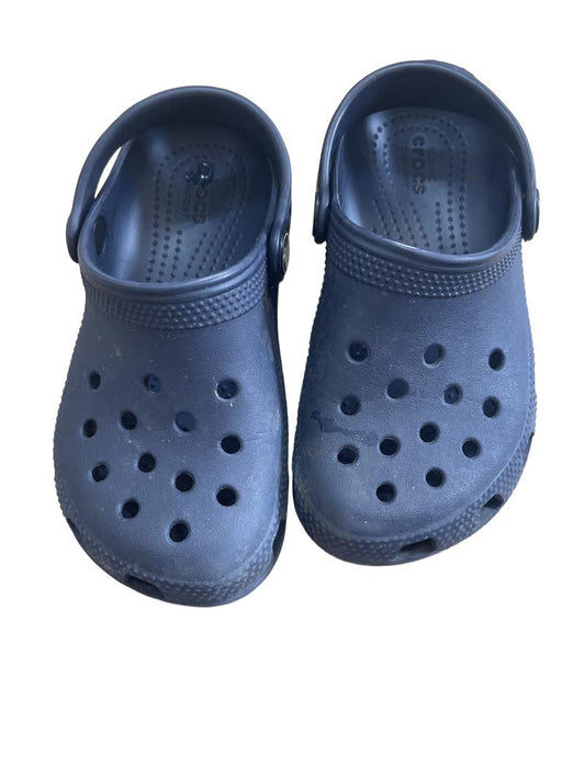Preloved Crocs - Navy Crocs (11 UK)