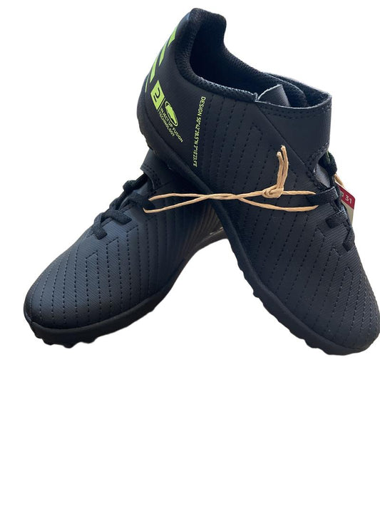 Preloved Decathlon - Kipsta Black Yellow Football Shoes, 31 EU, NEW With Tags (12 UK)