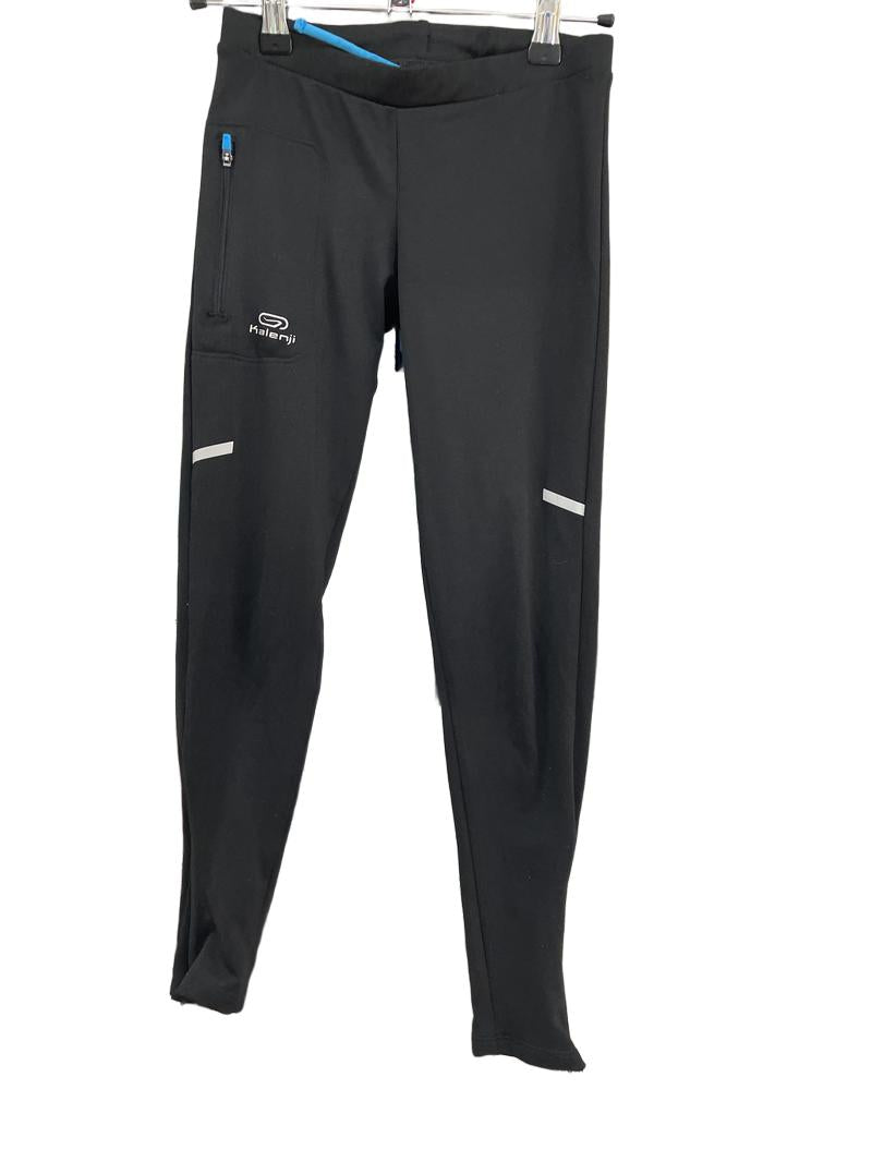 Preloved Decathlon - Kalenji Black Athletic Leggings (8-9y)