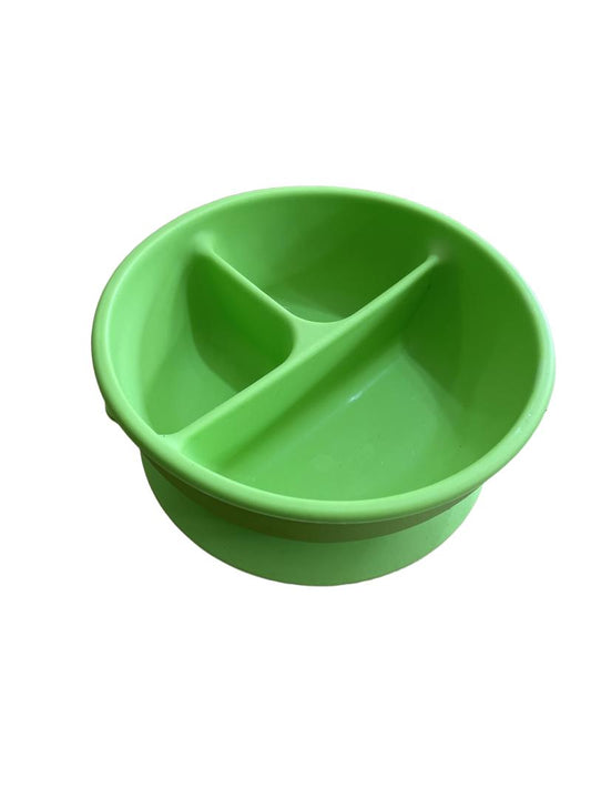 Preloved Green Sprouts - Green Suction Silicone Baby Bowl