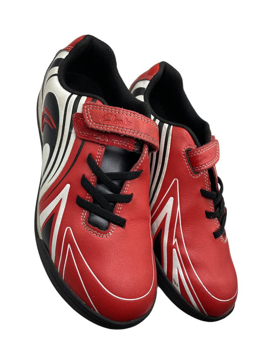 Preloved Clark's - Red Non-marking Athletic Football Shoes (2.5 UK) - Shoes