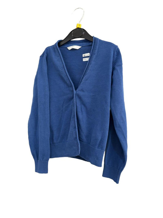 Preloved Marks & Spencer - Blue School Uniform Cardigan. (7-8y)