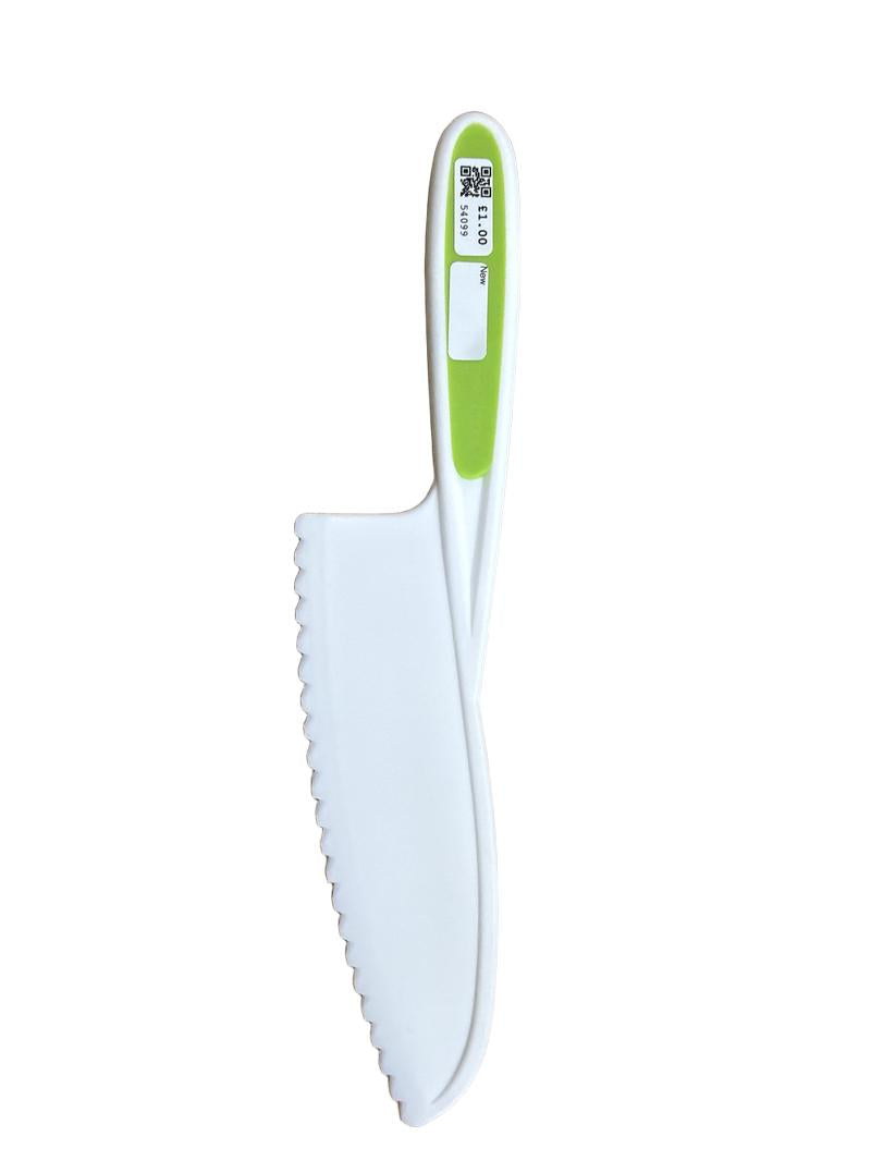 Preloved Toys - Green Plastic Cooking Chef Knife - Unknown Brand