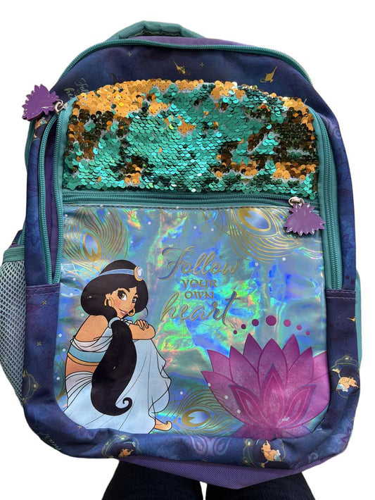 Preloved Disney - Aladdin Sequin Rucksack Backpack