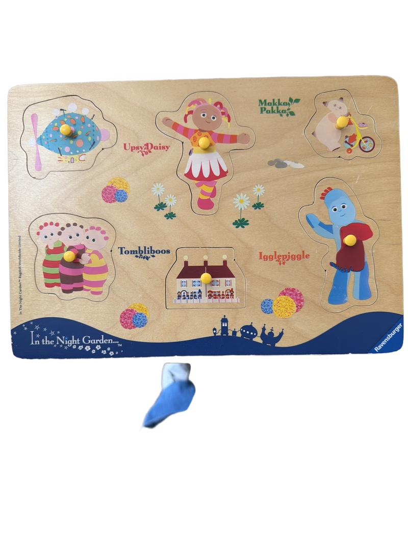 Preloved Toys - In The Night Garden Wooden Puzzle - Ravensburger