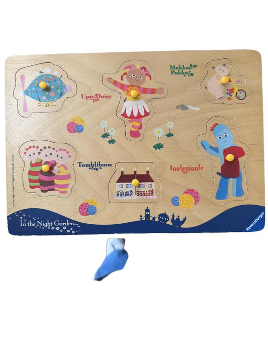 Preloved Toys - In The Night Garden Wooden Puzzle - Ravensburger