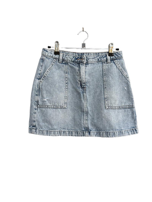 Preloved Next - Distressed Denim Skirt (12-13y)