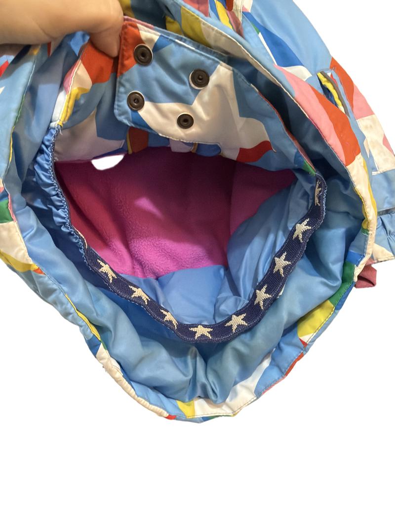 Preloved Boden - Multicolour Star Fleece-lined Jacket (2-3y)