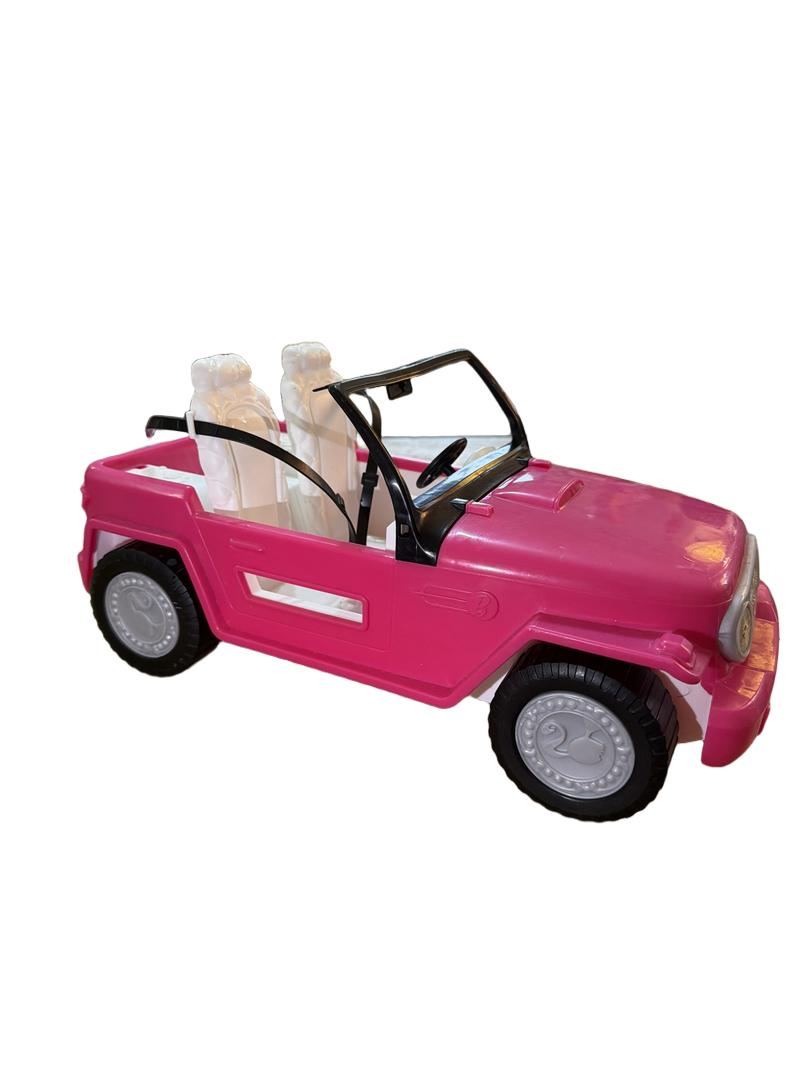 Preloved Toys - Pink Barbie Jeep Car - Mattel