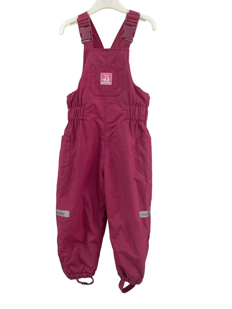 Preloved Jojo Maman Bebe - Pink Waterproof Overalls Trousers. (2-3y)