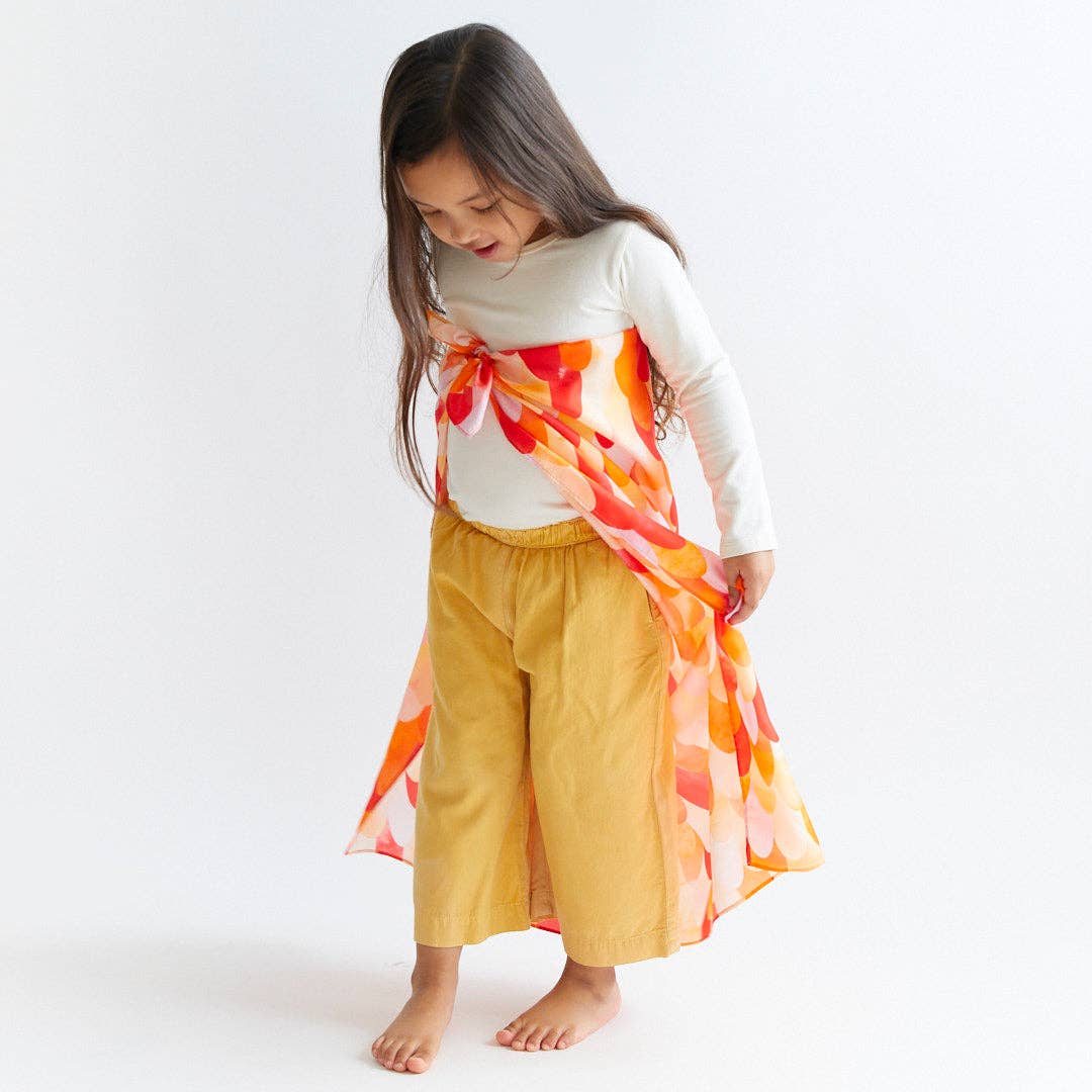 Sarah's Silks - Red Dinosaur Playsilk