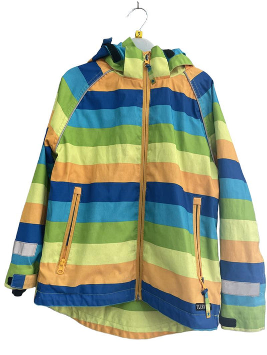 Preloved Villervalla - Multicolour Stripe Rain Shell Jacket, 122 Cm (7-8y)