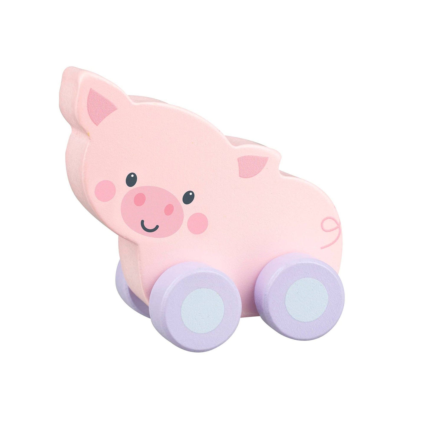 Pig First Wooden Push Toy