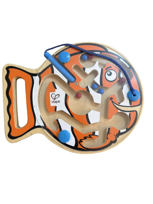 Preloved Toys - Wooden Fish Maze Toy - Hape