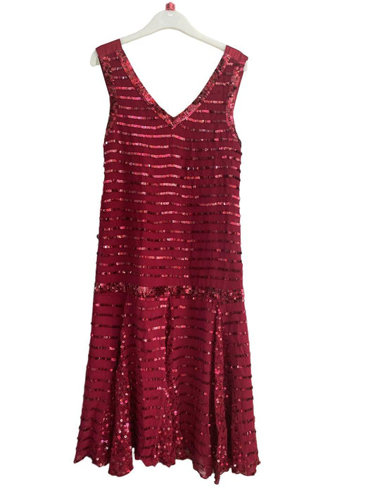 Preloved Monsoon - Red Sequin Dress (10-11y)