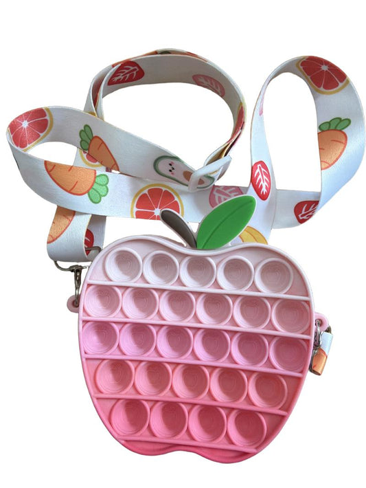 Preloved Unknown Brand - Pink Apple Pop It Toy Purse